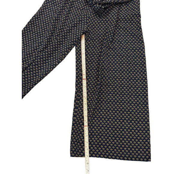 Gap Womens Navy Wrap Jumpsuit With Floral Print & Wide-Leg Design - Picture 6 of 10